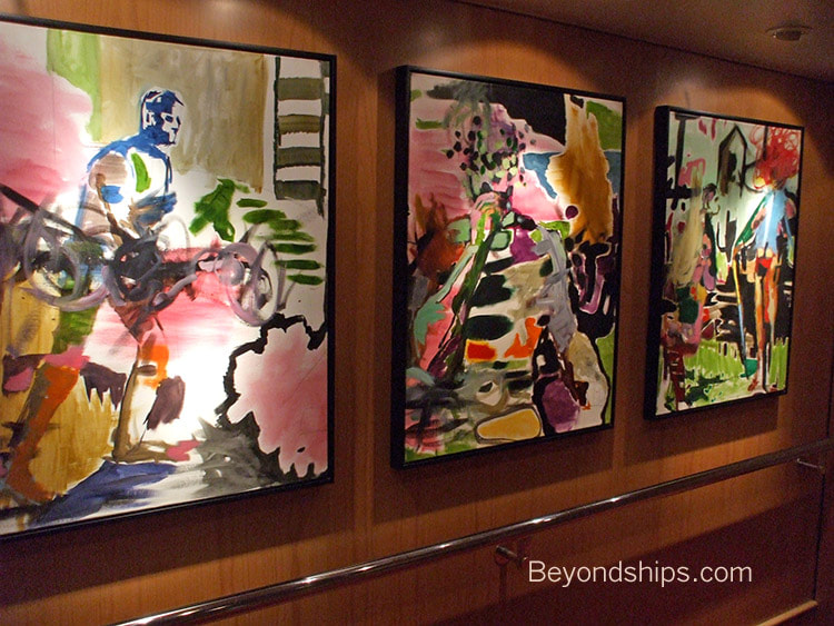 Independence of the Seas cruise ship, art collection