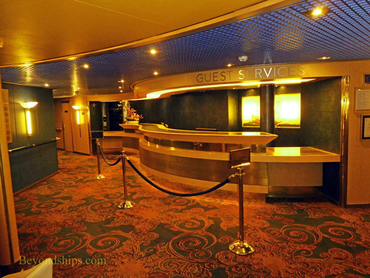 Cruise ship Oosterdam, guest services
