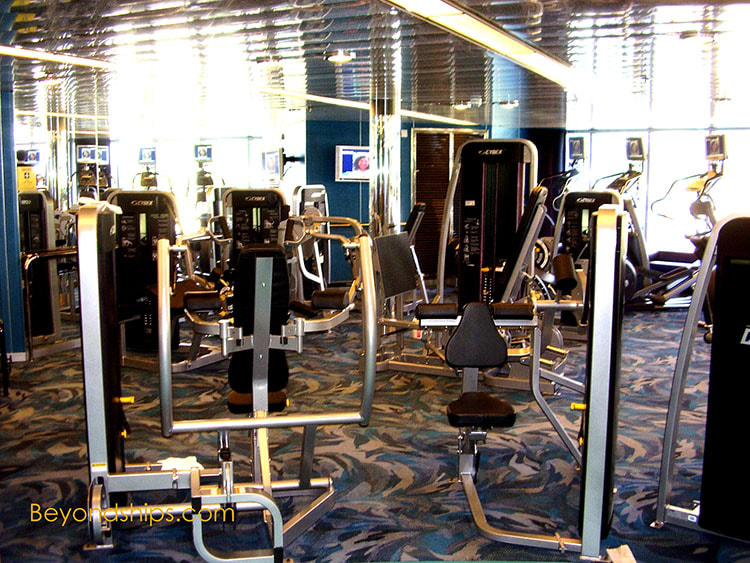 Cruise ship Noordam fitness center