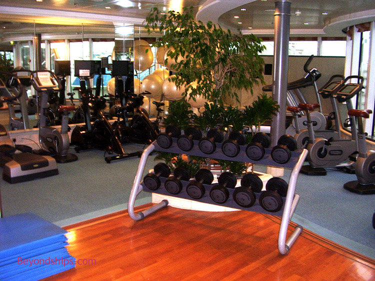 Cruise ship Aurora fitness center