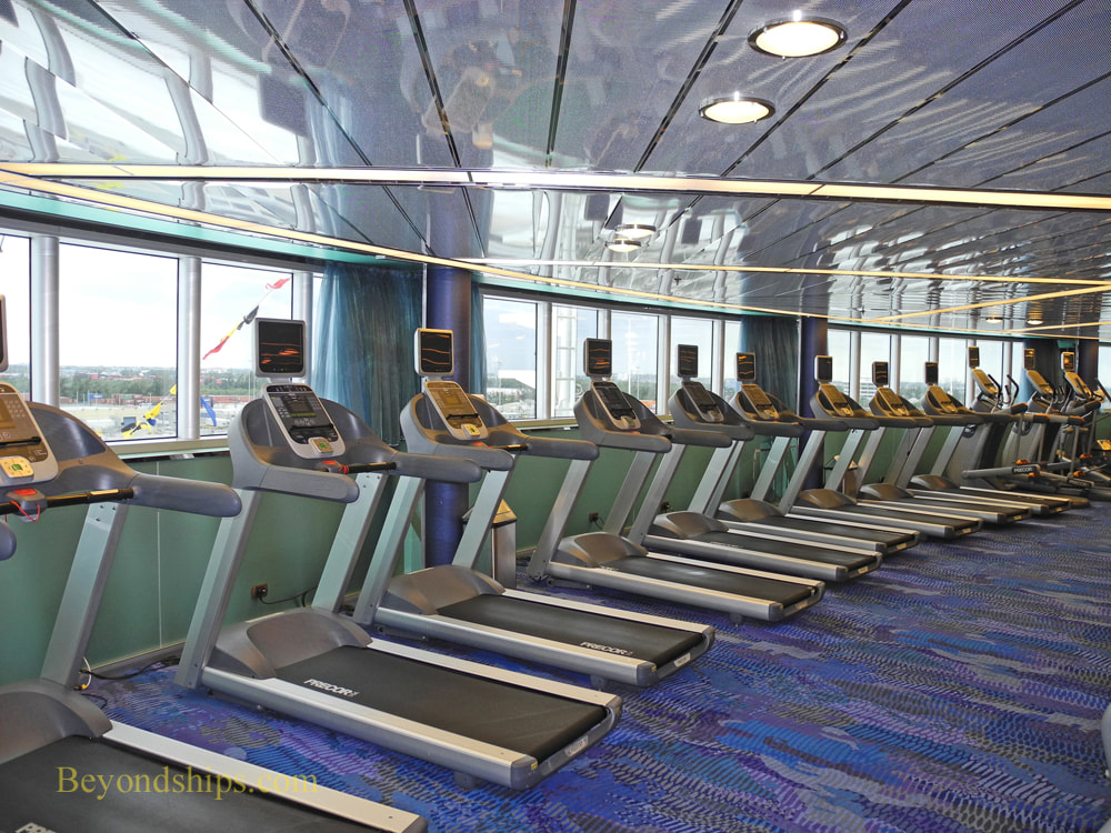 Fitness center, cruise ship Carnival Vista