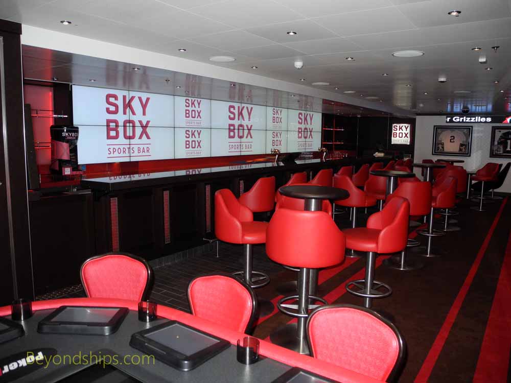 Sky Box bar, Carnival Vista, cruise ship