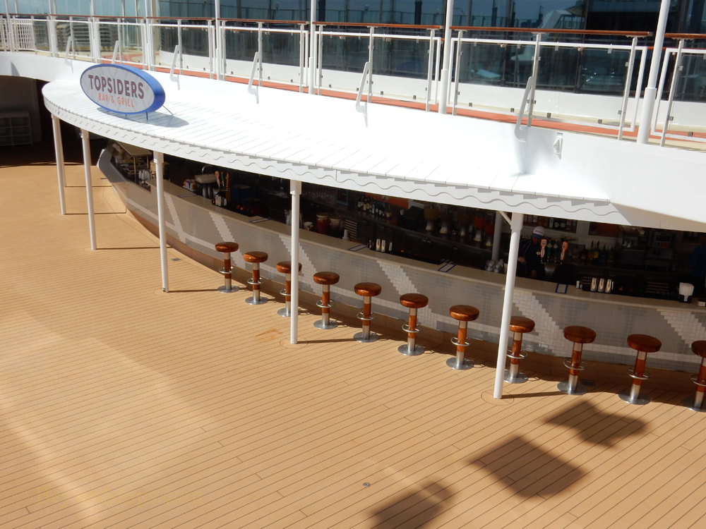 Cruise ship Norwegian Jade, bars and lounges, Topsiders
