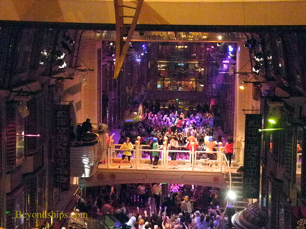 Adventure of the Seas, dance party