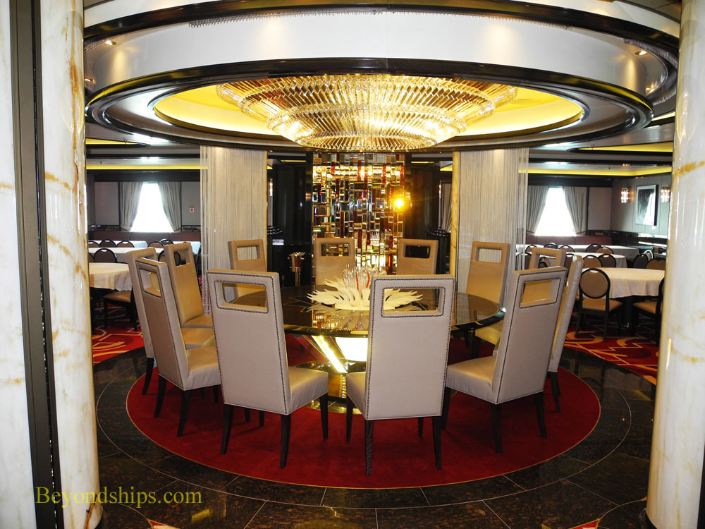 Cruise ship Regal Princess specialty restaurants