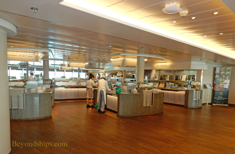 Cruise ship Aurora complimentary dining venues