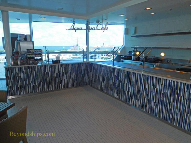 Cruise ship Celebrity Reflection Aquaspa Cafe