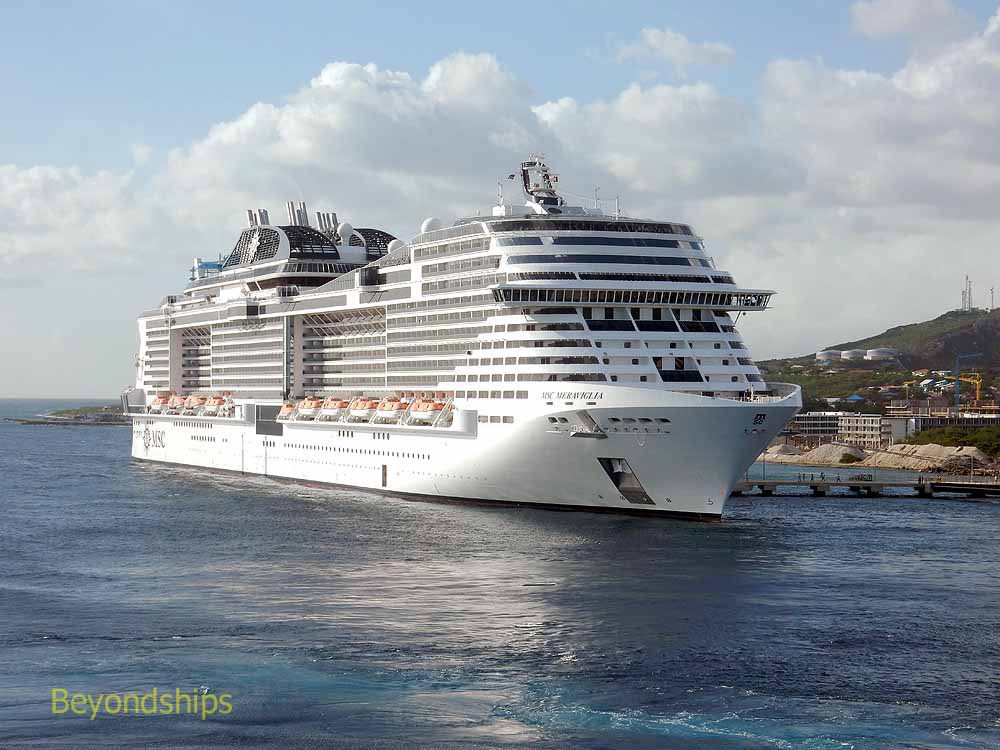 Cruise ship MSCMeraviglia