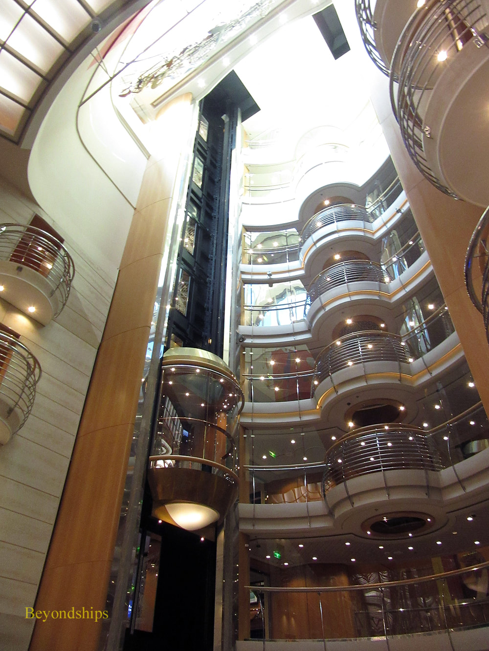 Independence of the Seas cruise ship, atrium
