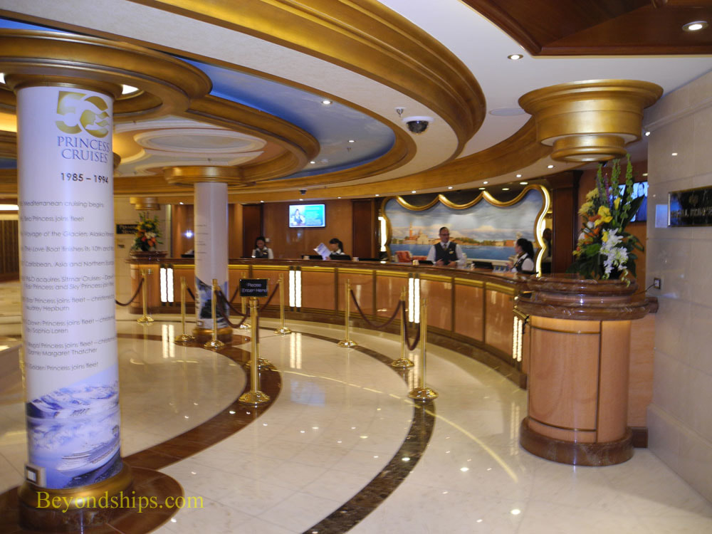 Cruise ship Regal Princess,Guest Services Desk