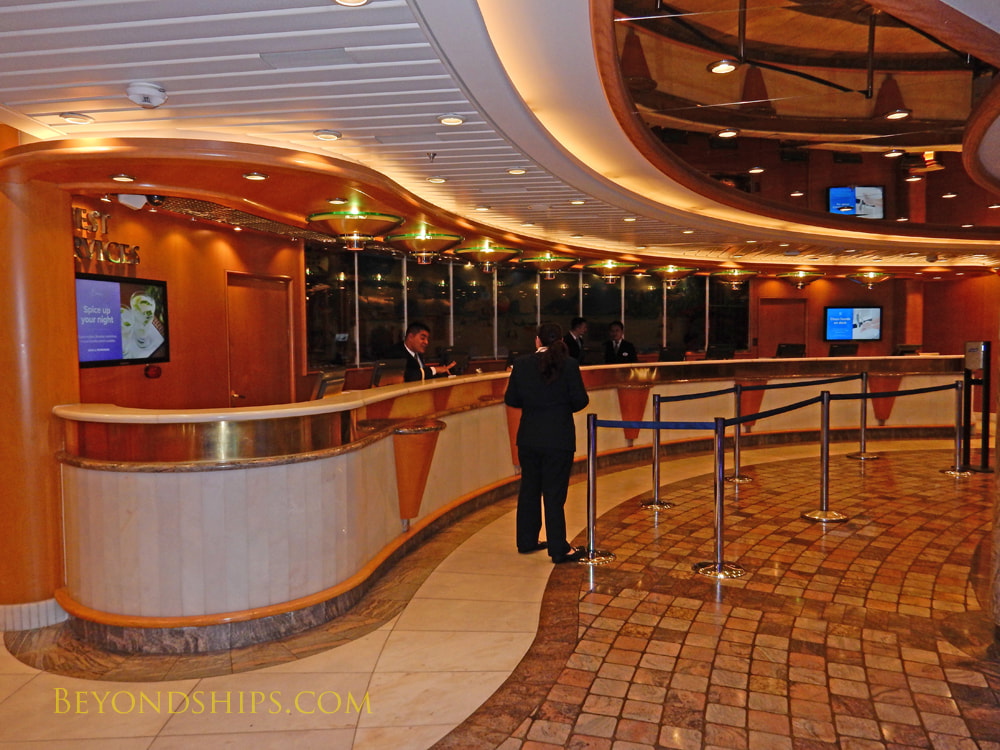 Cruise ship Mariner of the Seas, guest services