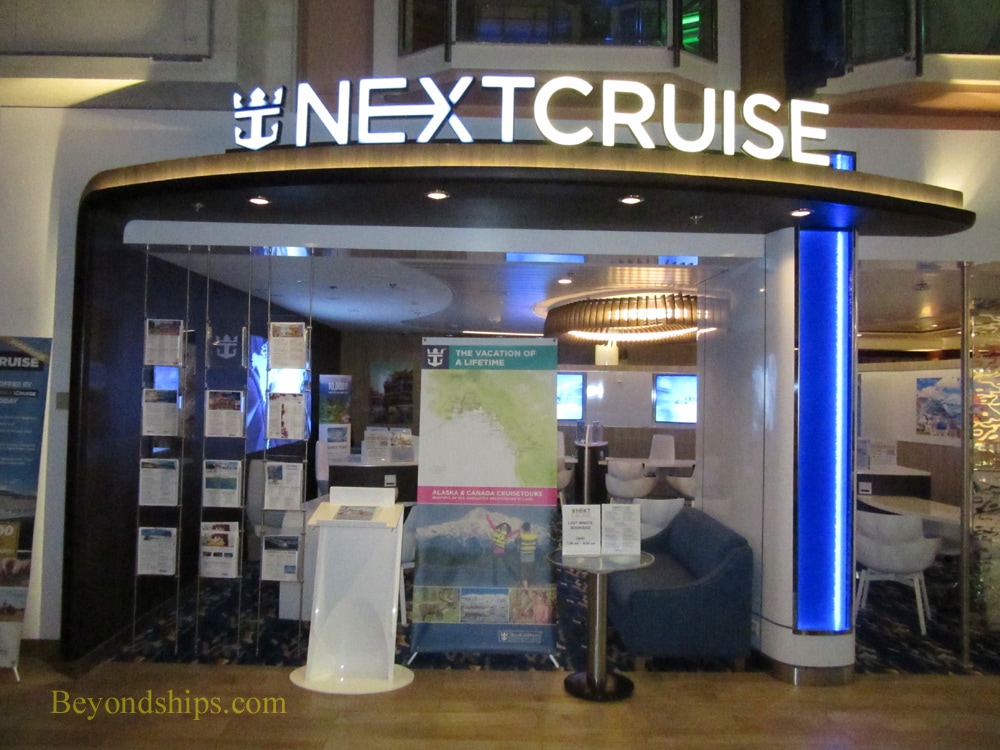 Freedom of the Seas cruise ship, Next Cruise office
