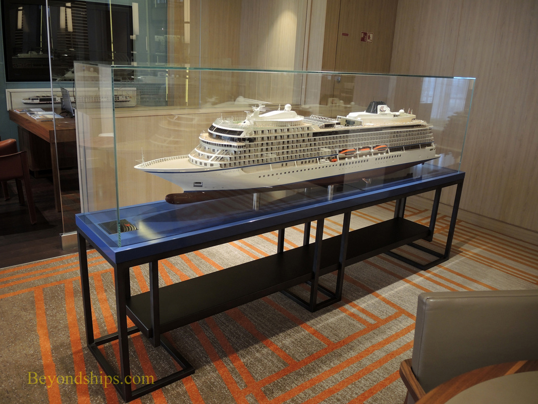 Cruise ship Viking Star ship model