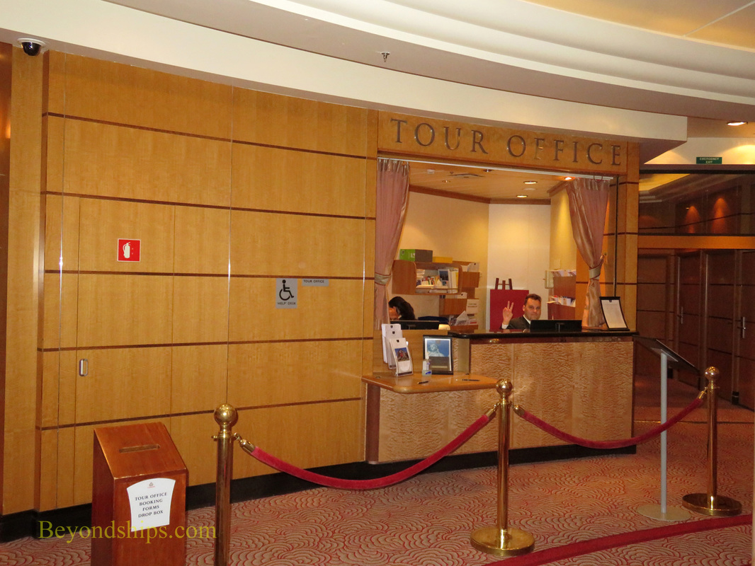 Queen Mary 2, Tour Office