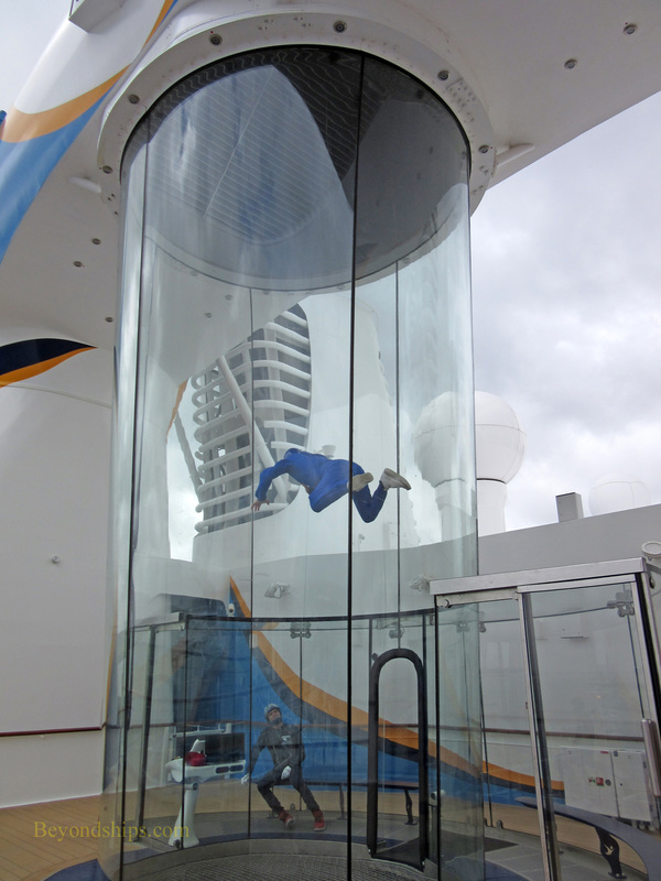 Anthem of the Seas, sky diving