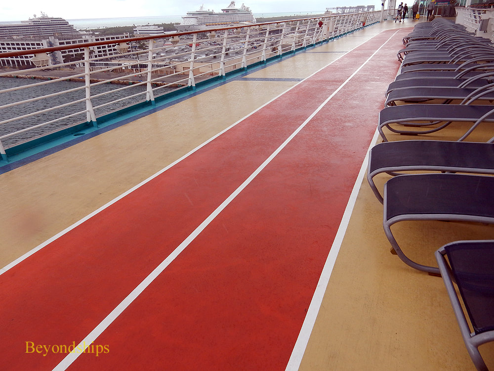 Cruise ship Independence of the Seas, jogging track
