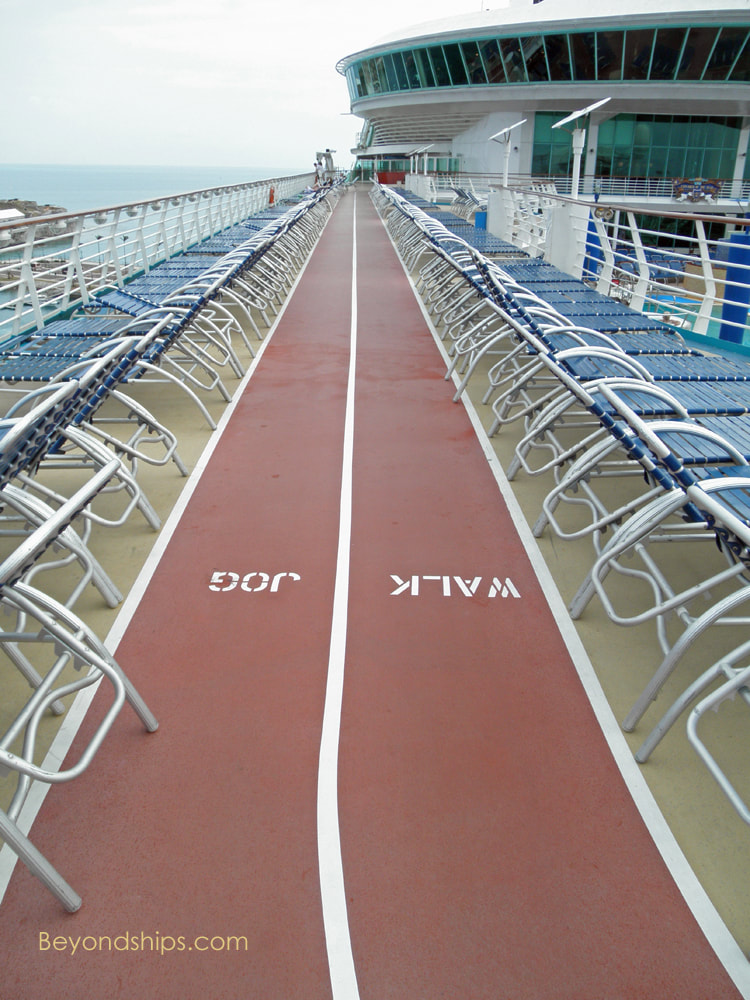 Cruise ship Carnival Sunshine, jogging track