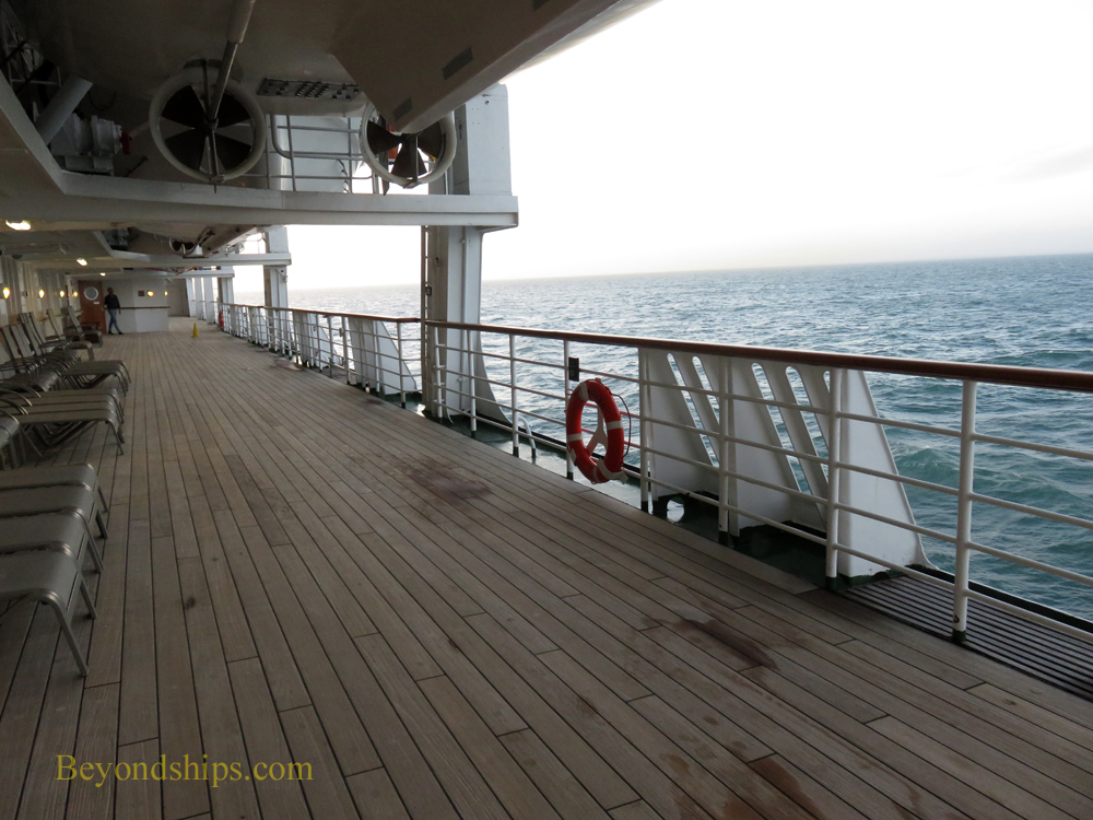 Cruise ship Oriana, promenade