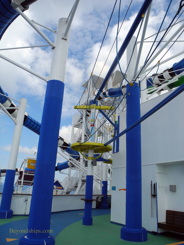 Cruise ship Carnival Sunshine, ropes course