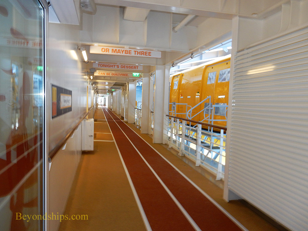 Symphony of the Seas jogging trail