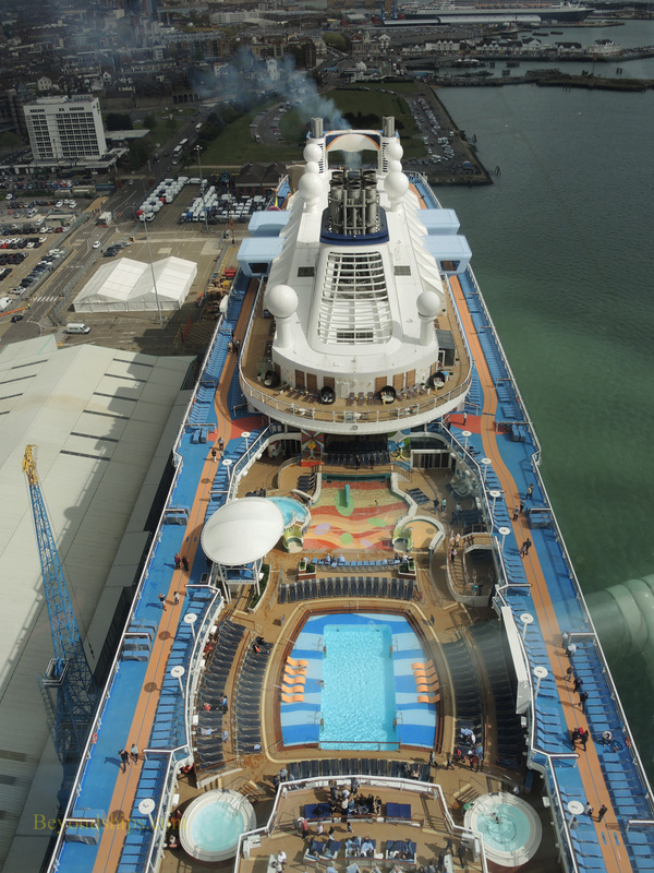 Anthem of the Seas, view from North Star