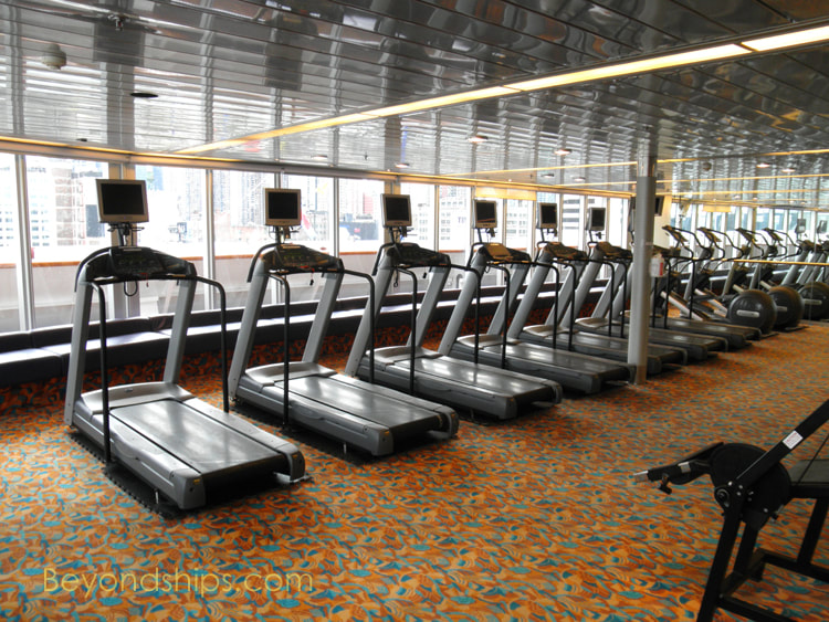 Cruise ship Veendam fitness center