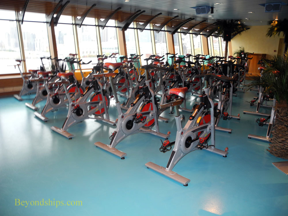 Cruise ship Oosterdam fitness center