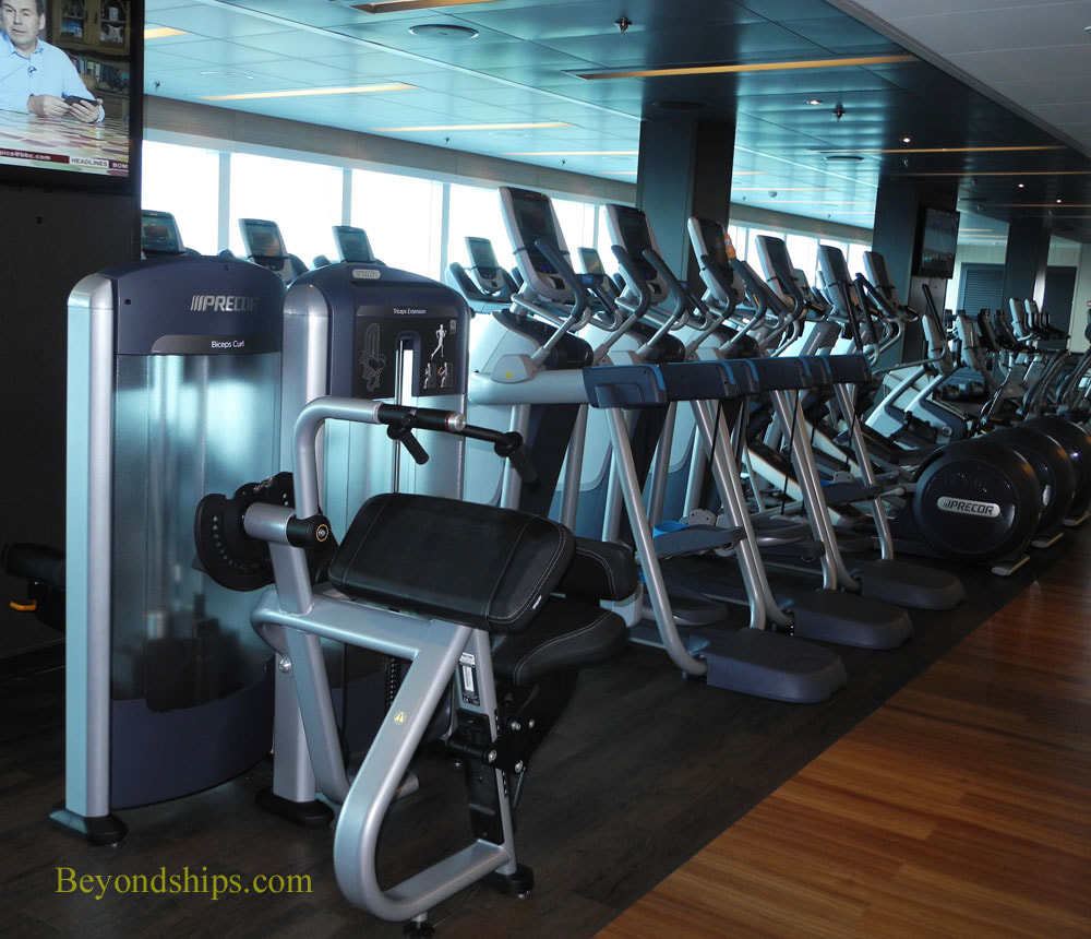 Regal Princess cruise ship, fitness center
