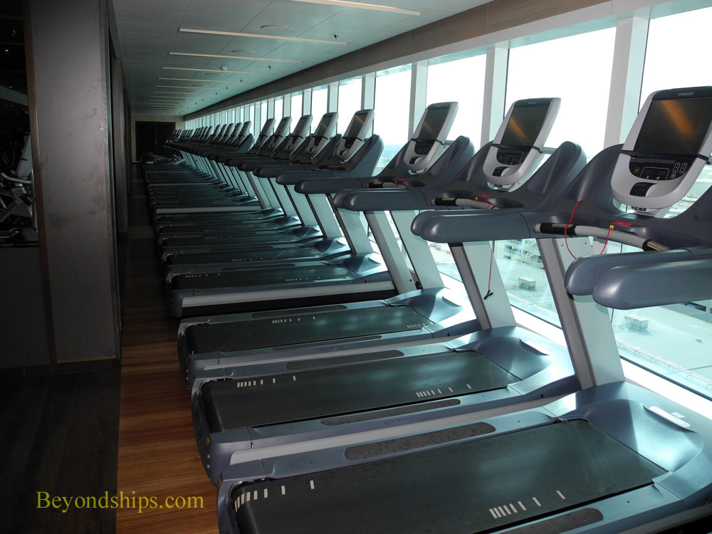 Regal Princess cruise ship, fitness center