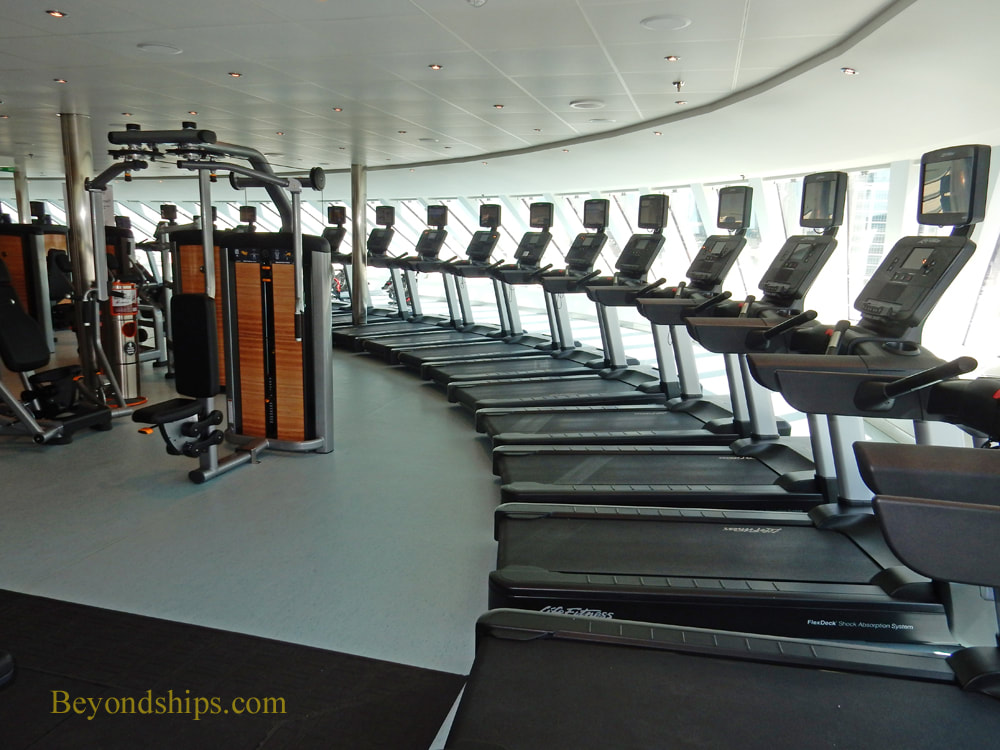 Fitness center, cruise ship Carnival Horizon