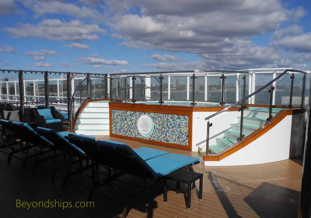 Serenity area, Carnival Vista, cruise ship