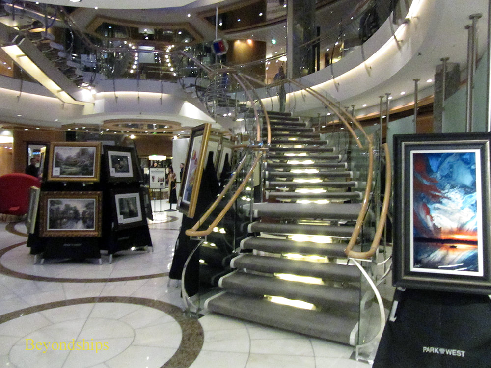Independence of the Seas cruise ship art gallery