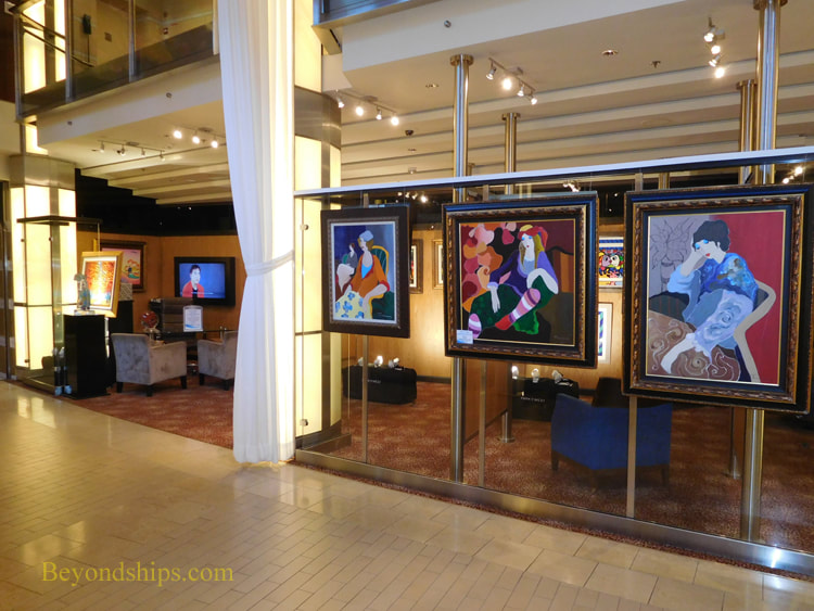 Cruise ship Celebrity Reflection art gallery