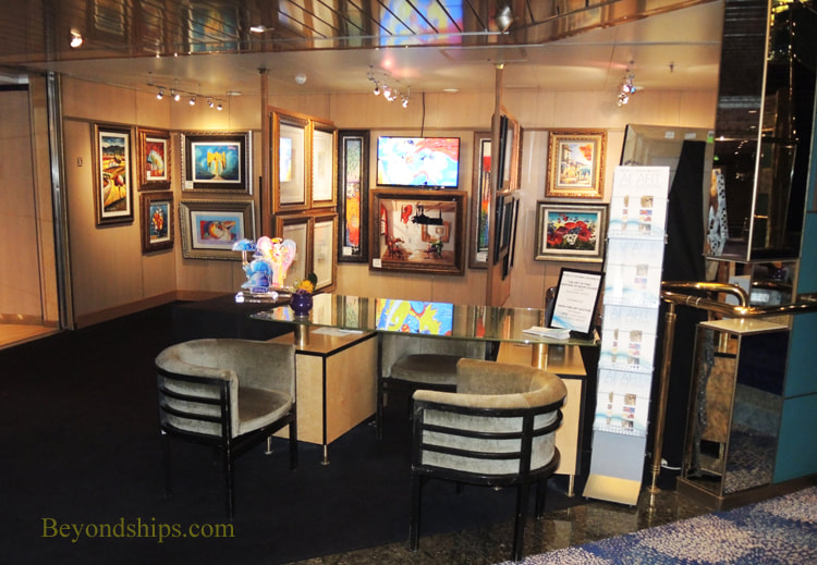 Cruise ship Veendam art gallery