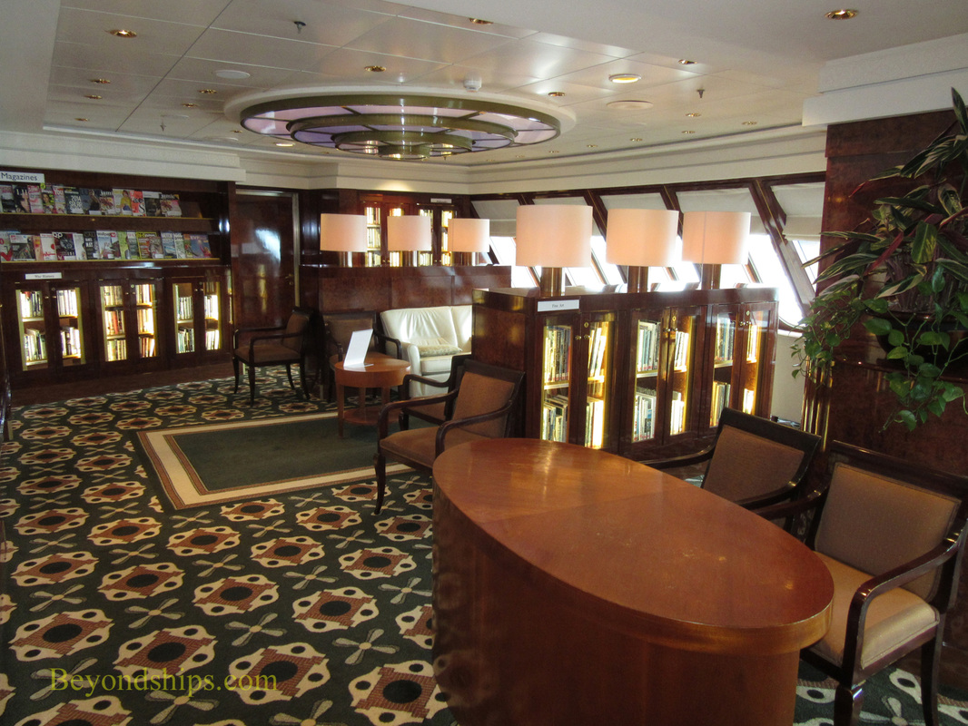 Queen Mary 2, library
