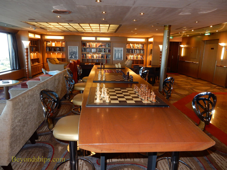 Oosterdam cruise ship, library