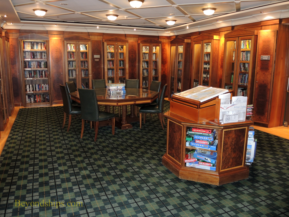 Oriana cruise ship, library