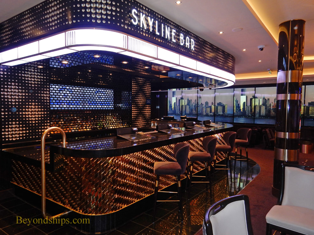 Norwegian Bliss cruise ship, bars and lounges