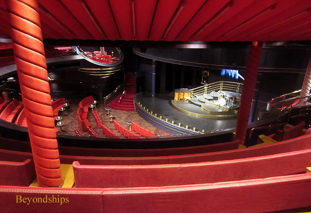 Cruise ship Zuiderdam entertainment venues