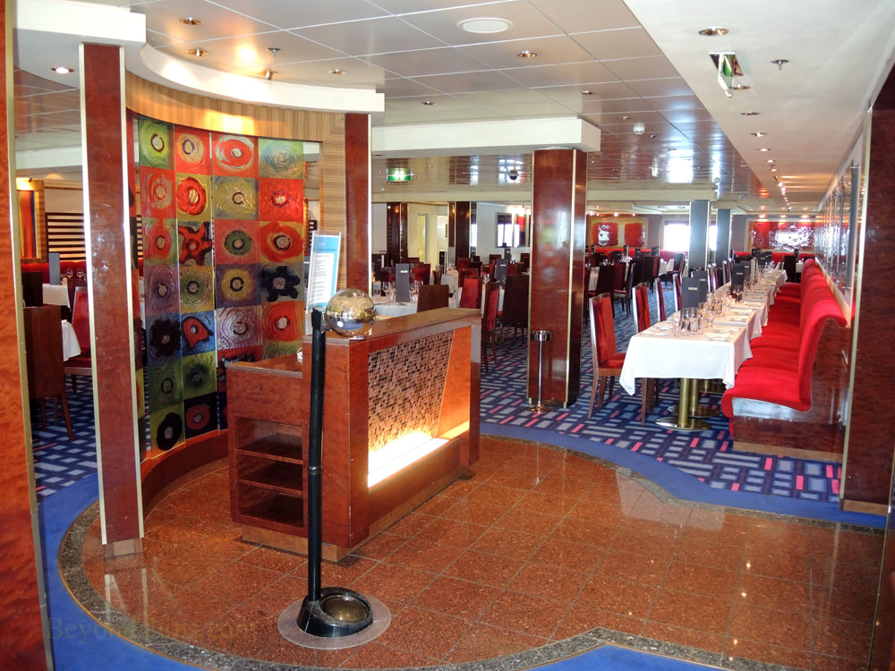 Norwegian Jade cruise ship, main dining room Alizar