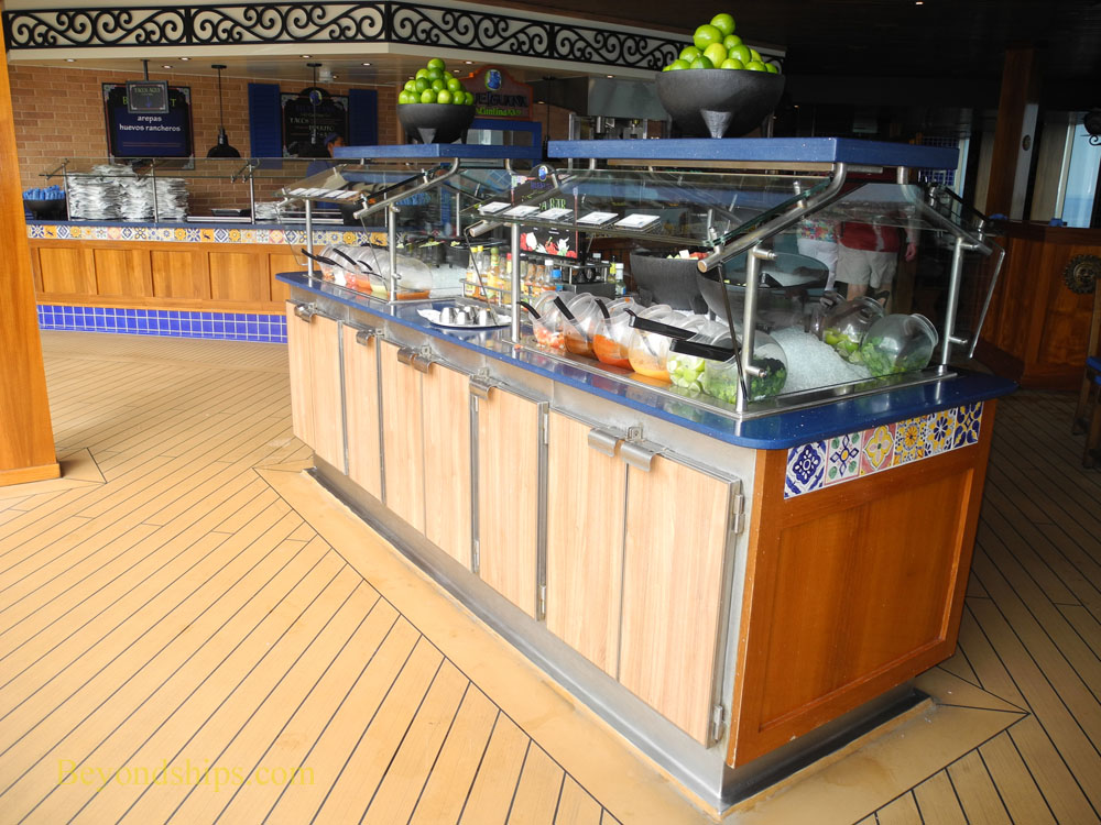 Cruise ship Carnival Sunshine, Blue Iguana Cantina