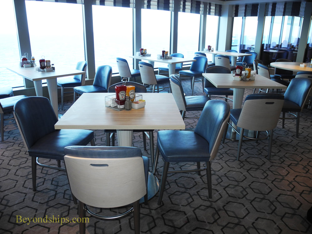 Cruise ship Zuiderdam dining