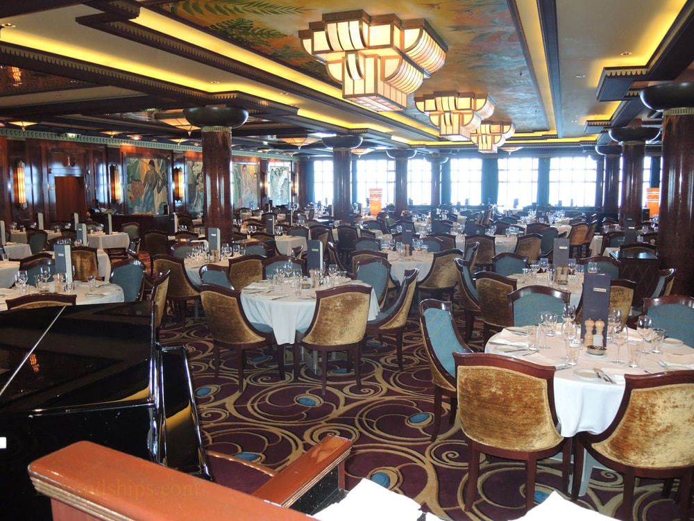 Norwegian Jade cruise ship, main dining room Grand Pacific