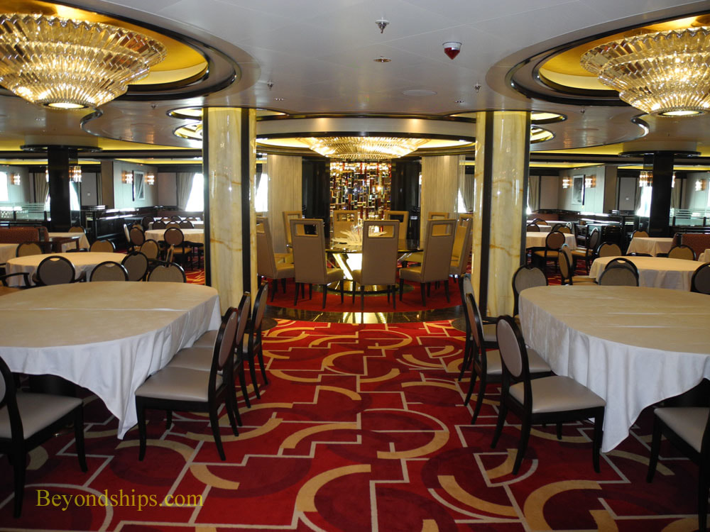 Cruise ship Regal Princess main dining rooms