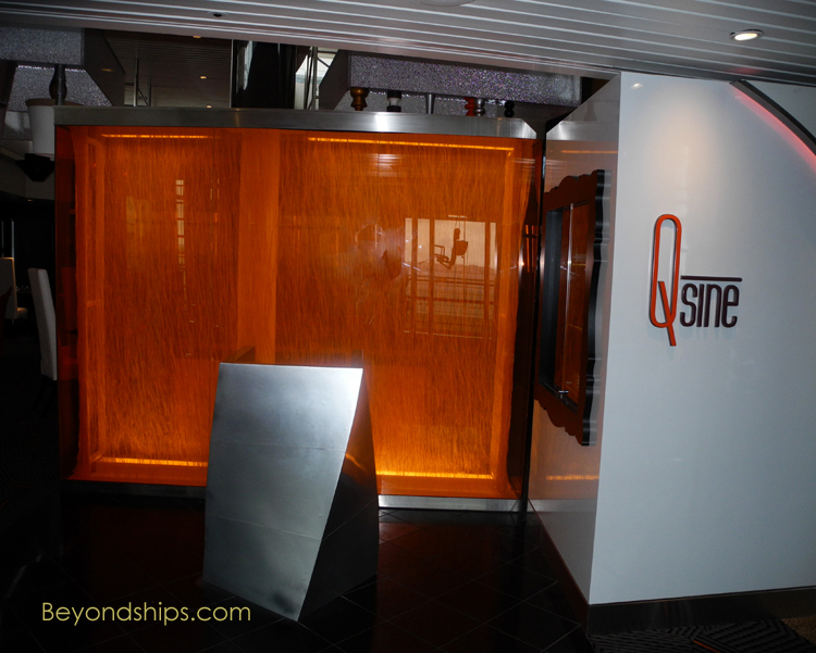 Cruise ship Celebrity Summit specialty restaurant Qsine