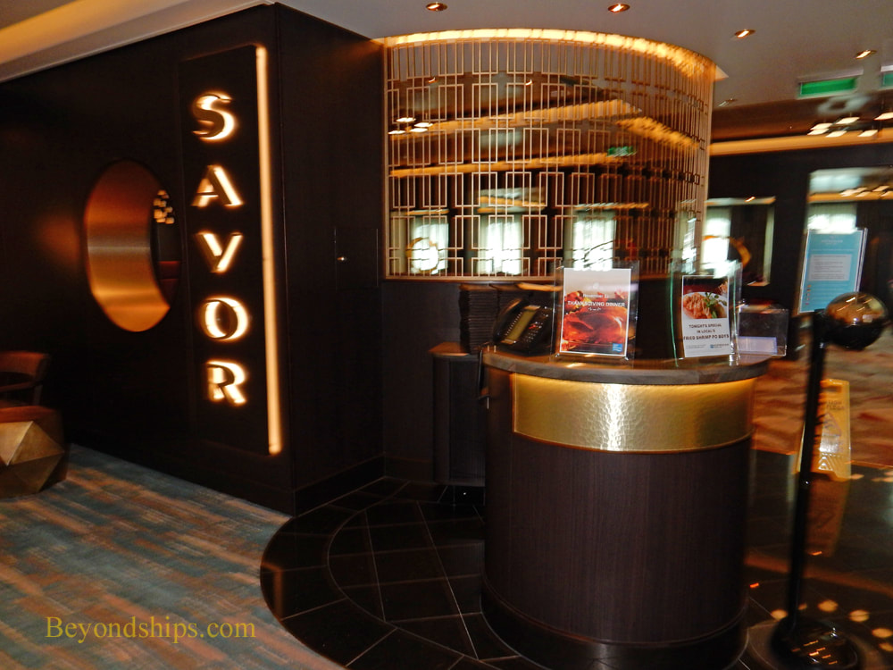 Savor dining room, cruise ship Norwegian Bliss