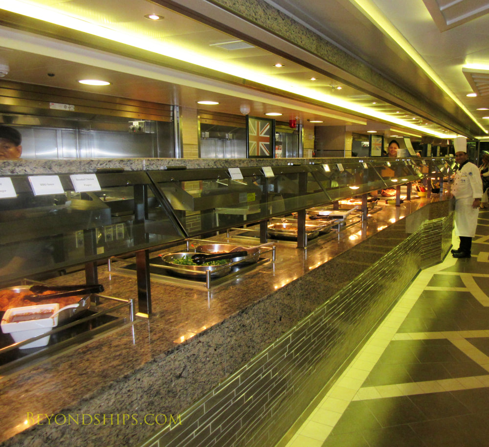 Cruise ship Regal Princess casual dining venues