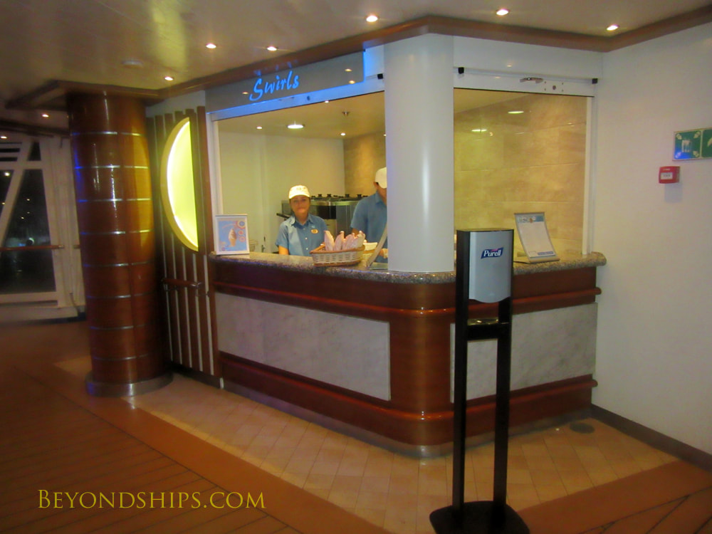 Cruise ship Regal Princess casual dining venues