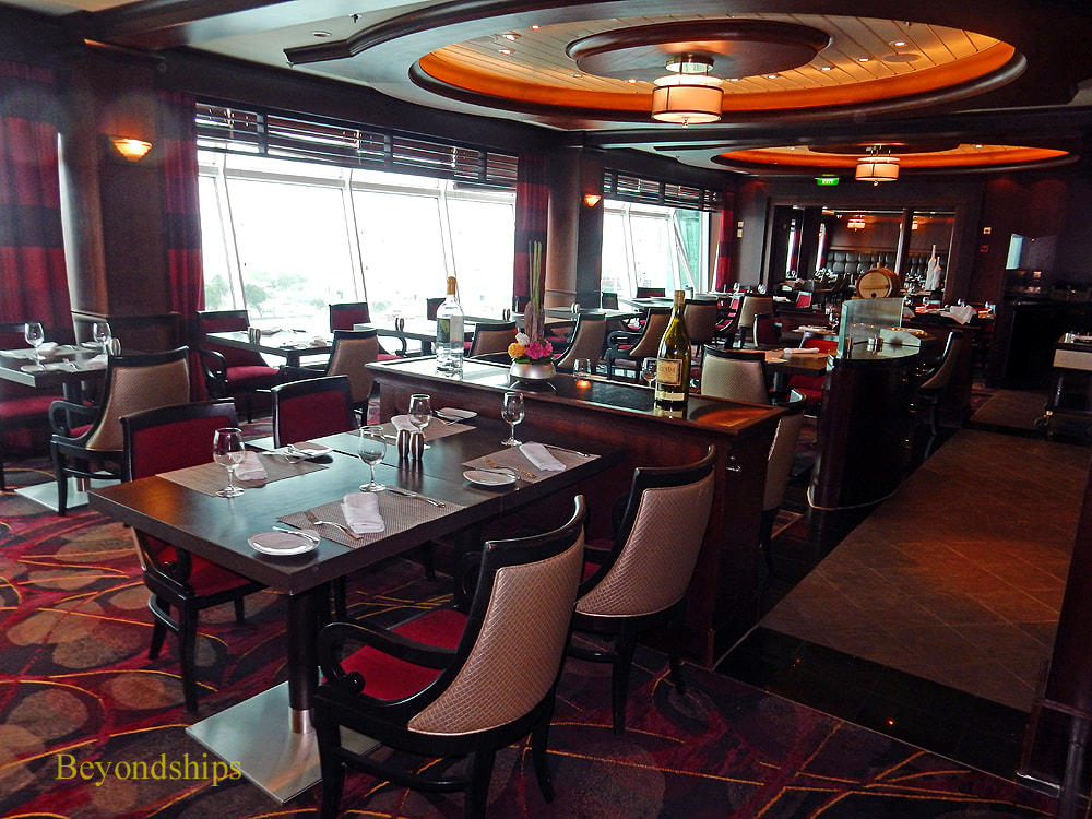 Independence of the Seas cruise ship,, chops grille