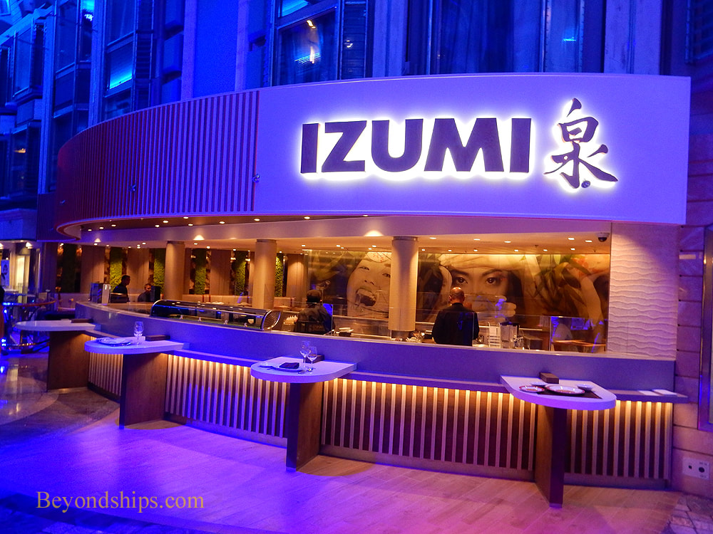 Adventure of the Seas Izumi specialty restaurant